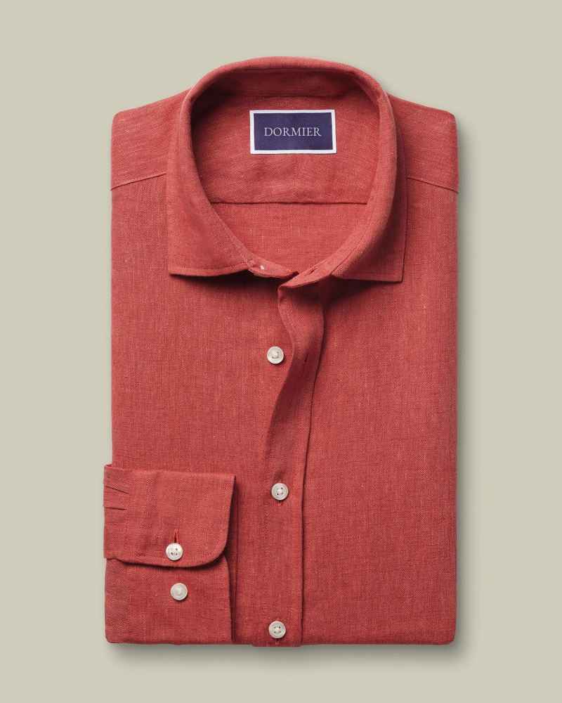 Dormier | Palermo Linen Long-Sleeve Shirt
