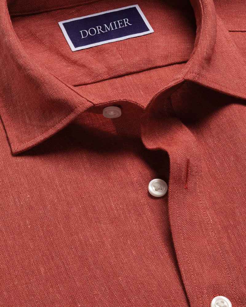 Dormier | Palermo Linen Long-Sleeve Shirt