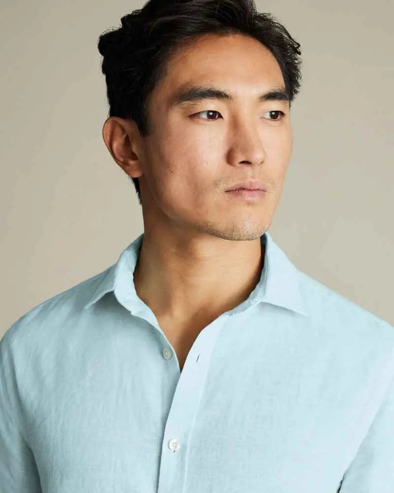 Dormier | Palermo Linen Long-Sleeve Shirt