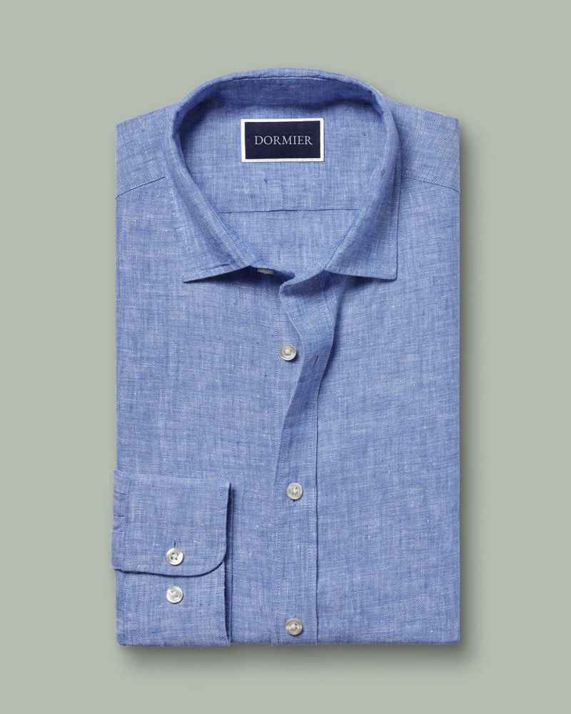 Dormier | Palermo Linen Long-Sleeve Shirt