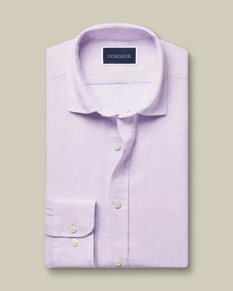 Dormier | Palermo Linen Long-Sleeve Shirt