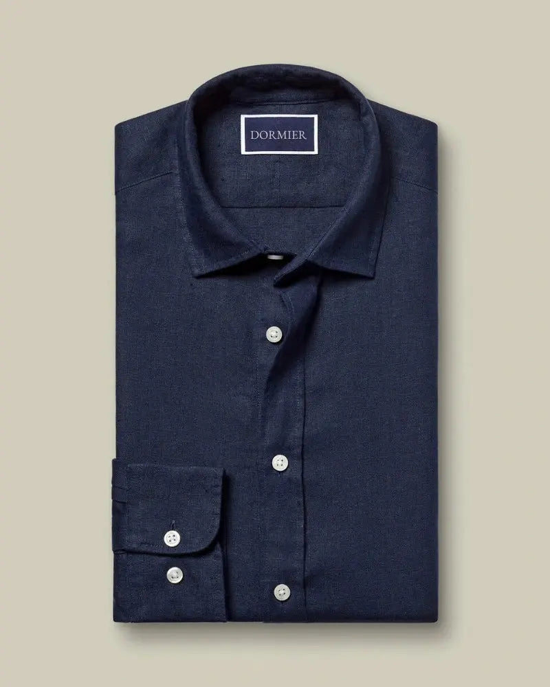 Dormier | Palermo Linen Long-Sleeve Shirt