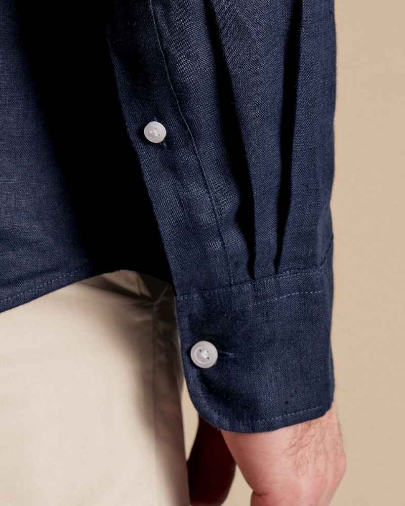 Dormier | Palermo Linen Long-Sleeve Shirt