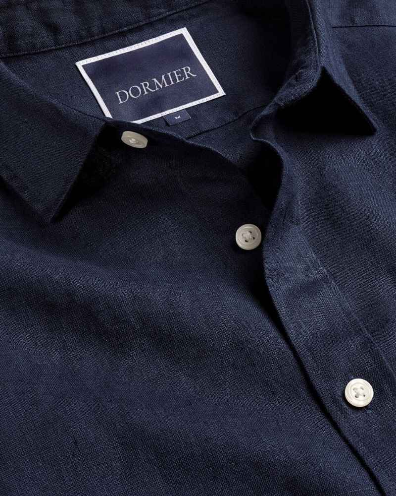 Dormier | Palermo Linen Long-Sleeve Shirt