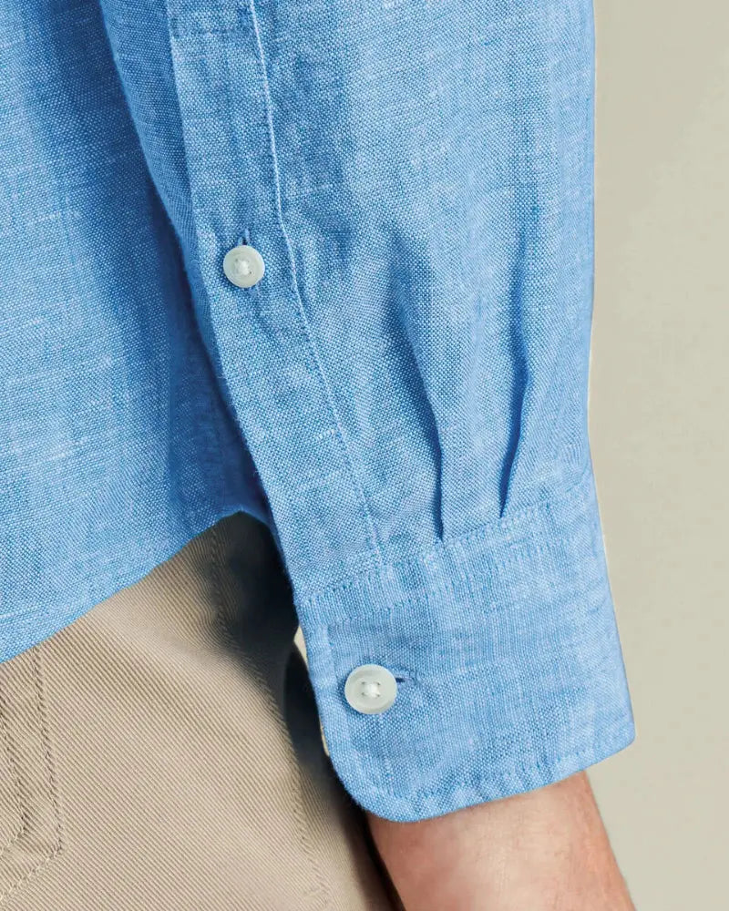 Dormier | Palermo Linen Long-Sleeve Shirt