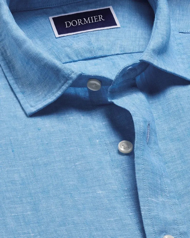 Dormier | Palermo Linen Long-Sleeve Shirt