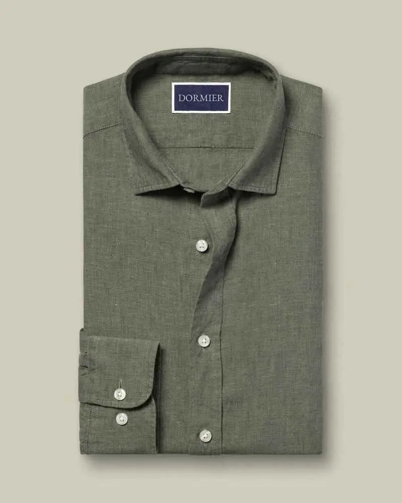 Dormier | Palermo Linen Long-Sleeve Shirt