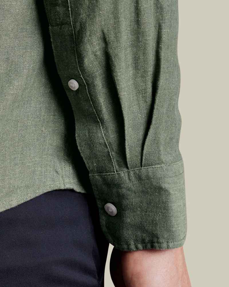 Dormier | Palermo Linen Long-Sleeve Shirt