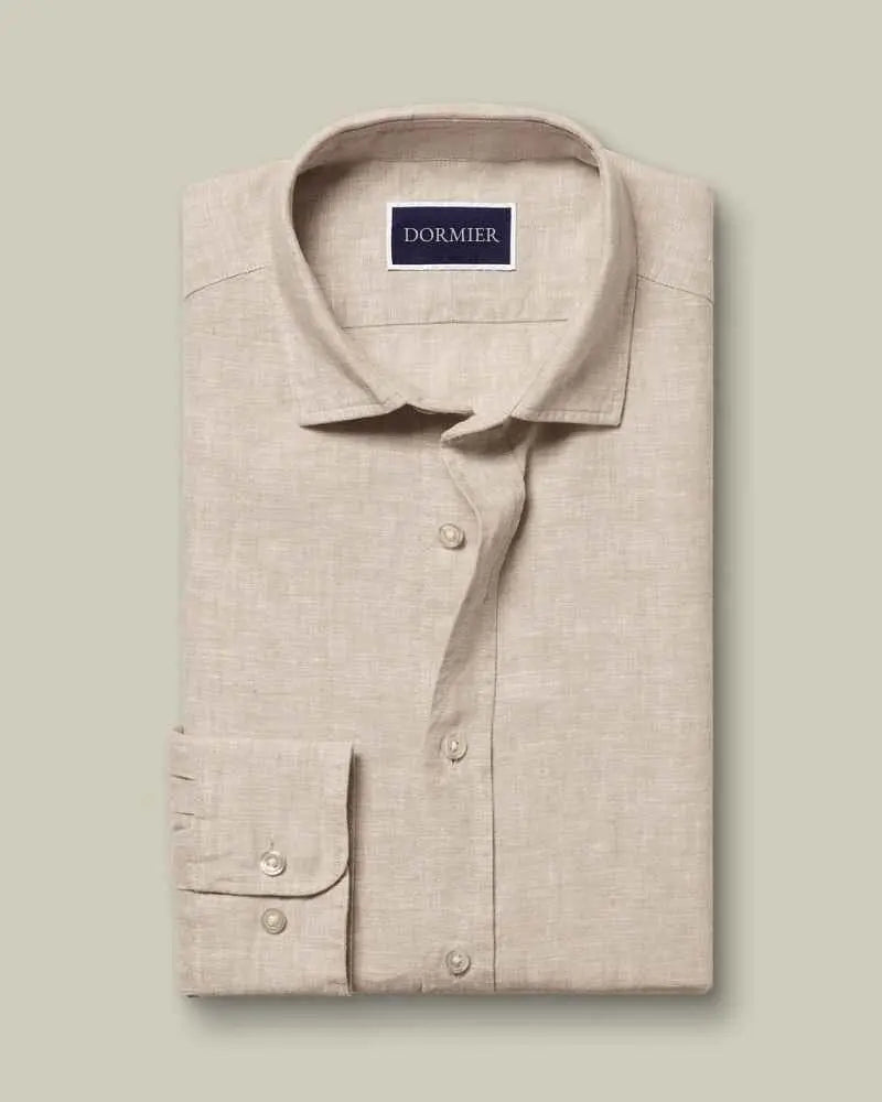 Dormier | Palermo Linen Long-Sleeve Shirt