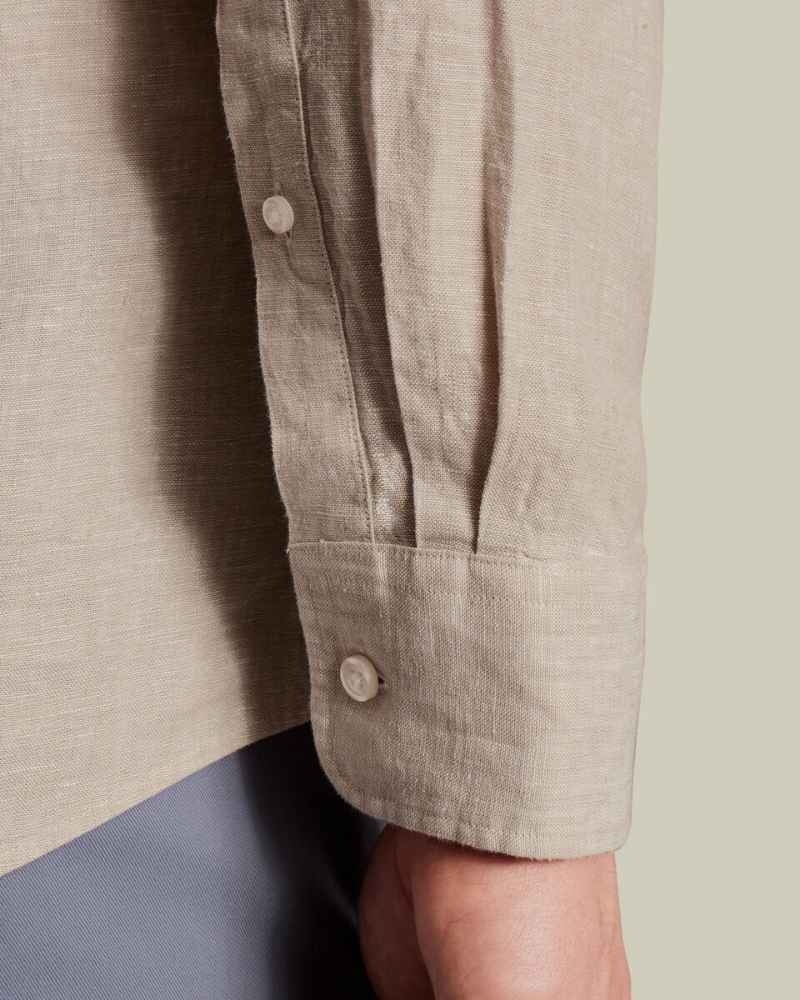 Dormier | Palermo Linen Long-Sleeve Shirt