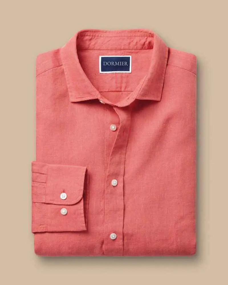 Dormier | Palermo Linen Long-Sleeve Shirt