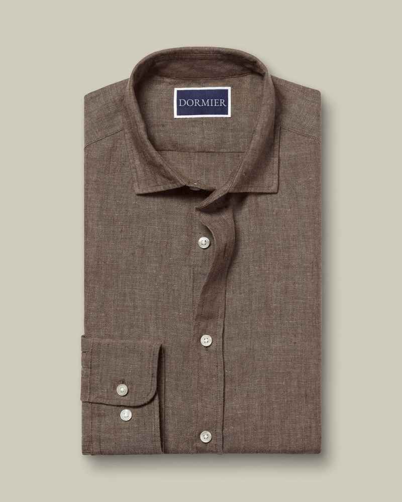 Dormier | Palermo Linen Long-Sleeve Shirt