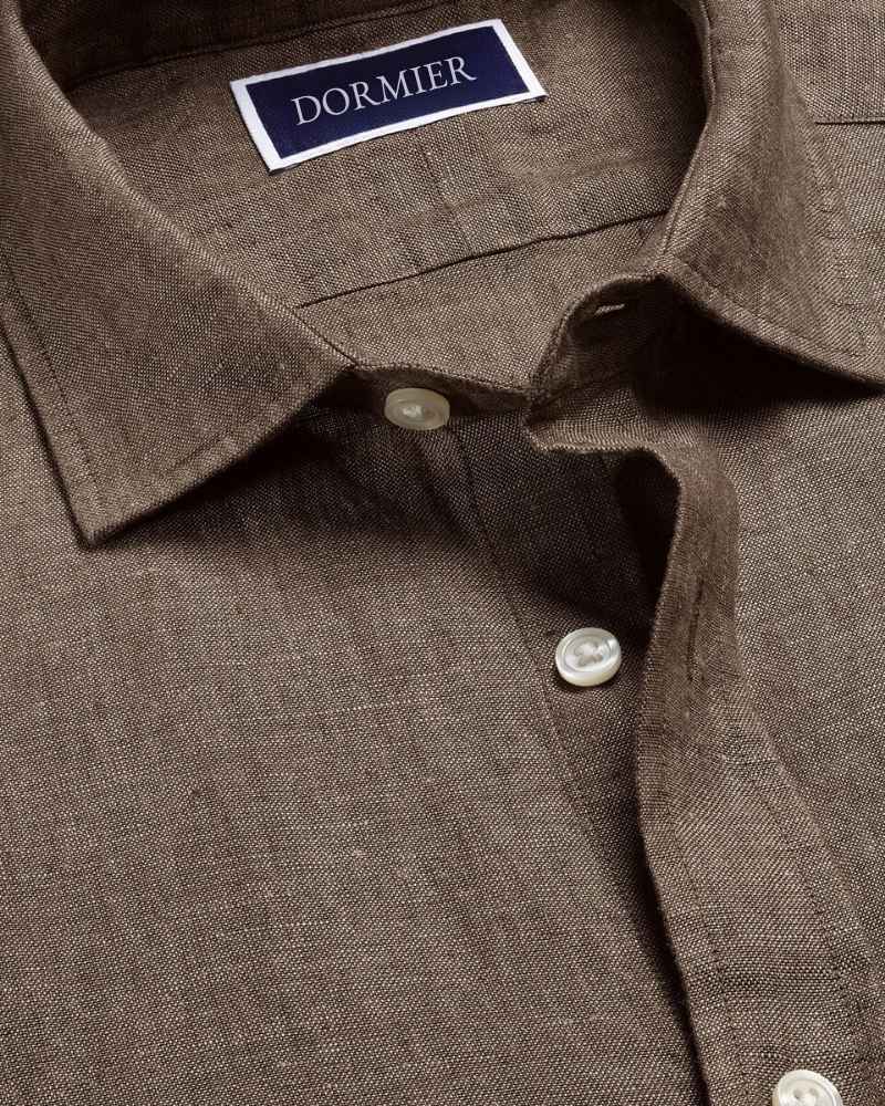 Dormier | Palermo Linen Long-Sleeve Shirt