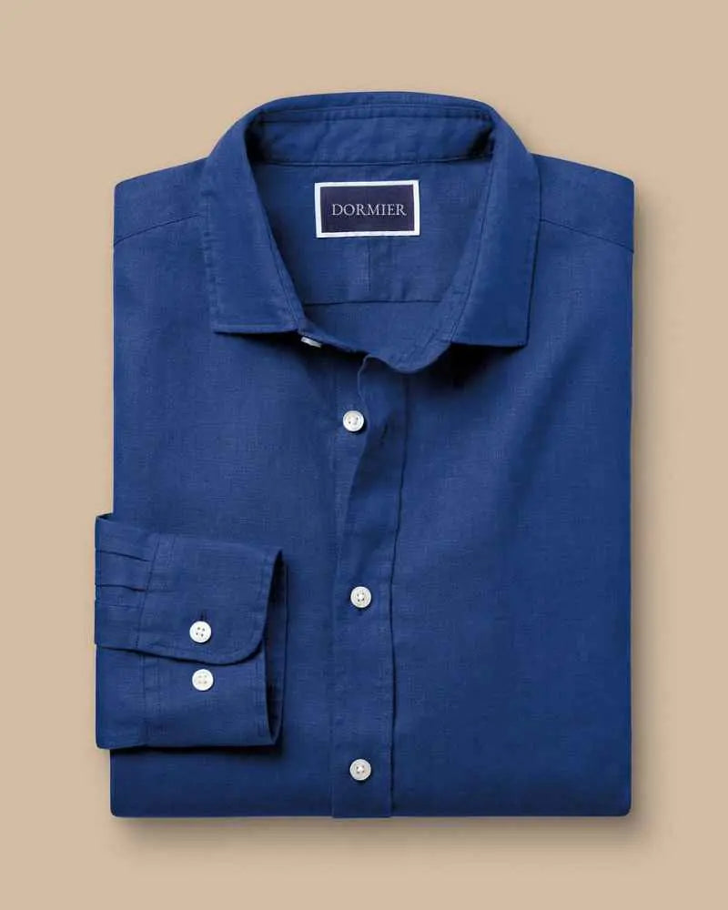 Dormier | Palermo Linen Long-Sleeve Shirt