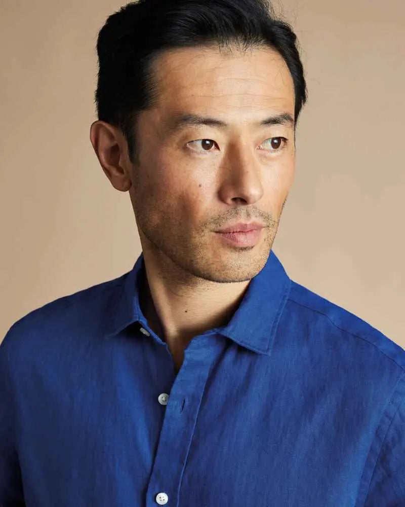 Dormier | Palermo Linen Long-Sleeve Shirt