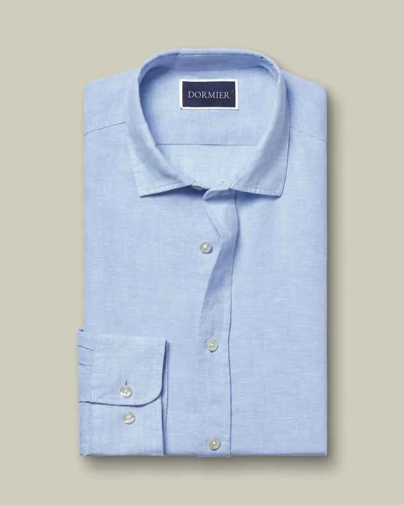 Dormier | Palermo Linen Long-Sleeve Shirt