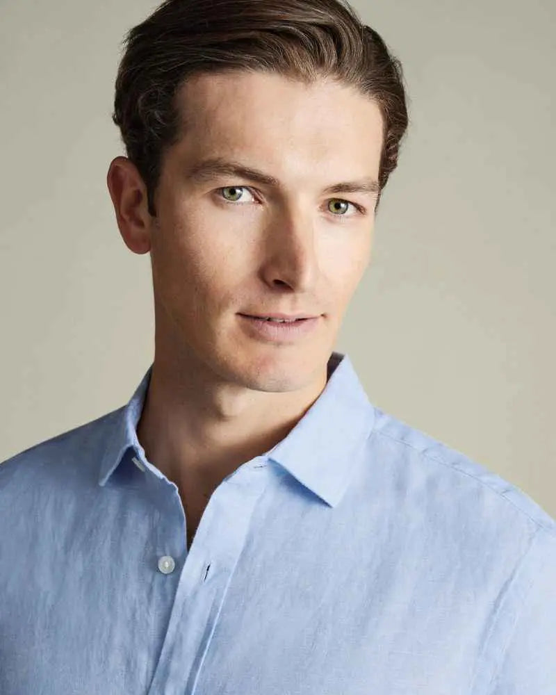 Dormier | Palermo Linen Long-Sleeve Shirt