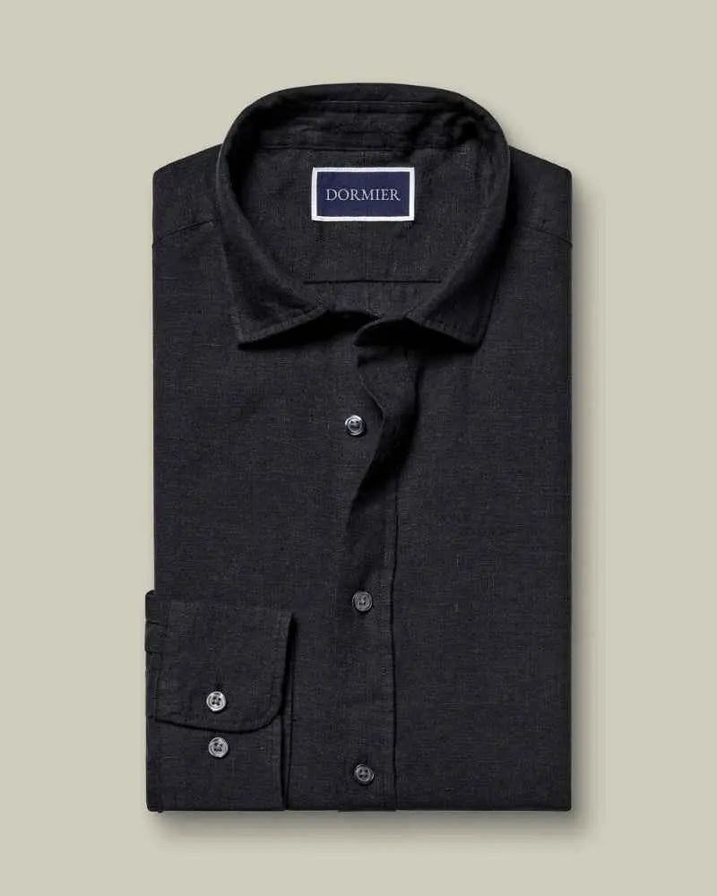 Dormier | Palermo Linen Long-Sleeve Shirt