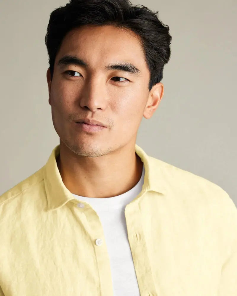 Dormier | Palermo Linen Long-Sleeve Shirt