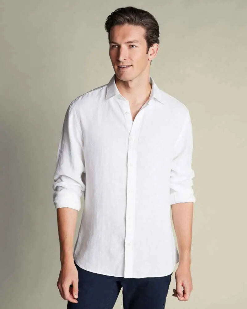 Dormier | Palermo Linen Long-Sleeve Shirt