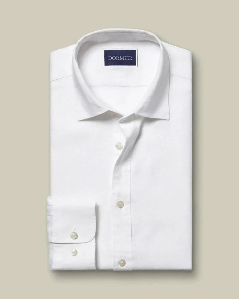 Dormier | Palermo Linen Long-Sleeve Shirt